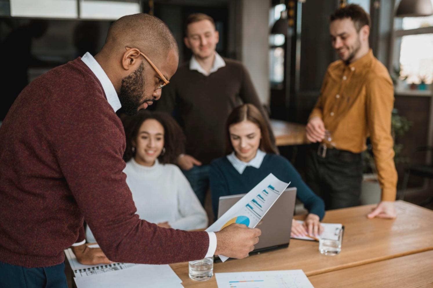 Financial modeling workspace with detailed spreadsheet analysis